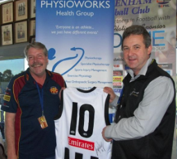 Physioworks Health Group Support Pakenham Football Club MND Foundation Fundraiser