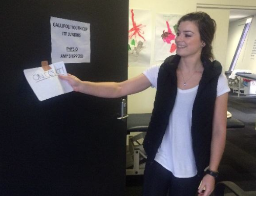 Waverley Park Physiotherapist Amy Shipperd Working in Junior Tennis