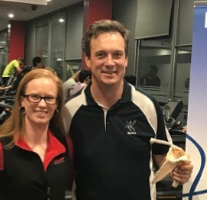 Andrew Dalwood and SNAP manager Katrina Knight