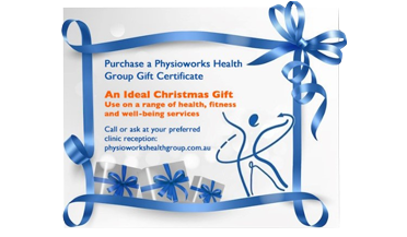 Physioworks Gift Voucher – it’s an ideal Christmas gift