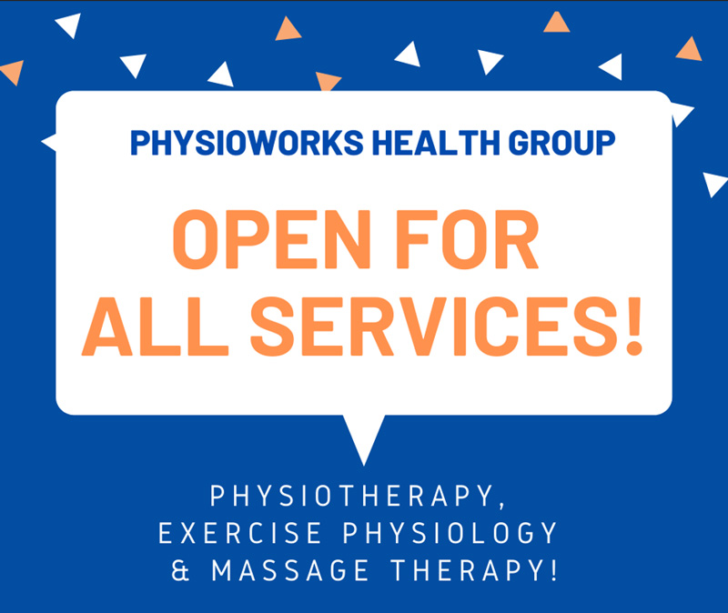 Massage and Exercise services recommence at Physioworks Health Group