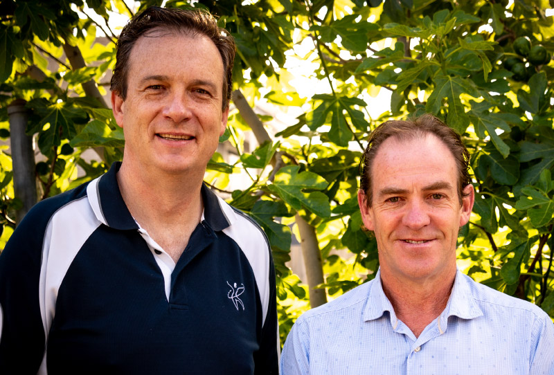 Physioworks Directors - Andrew Dalwood and David Francis