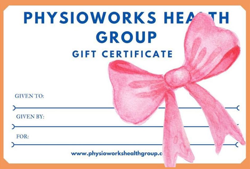 Physioworks Gift Voucher this Mother’s Day