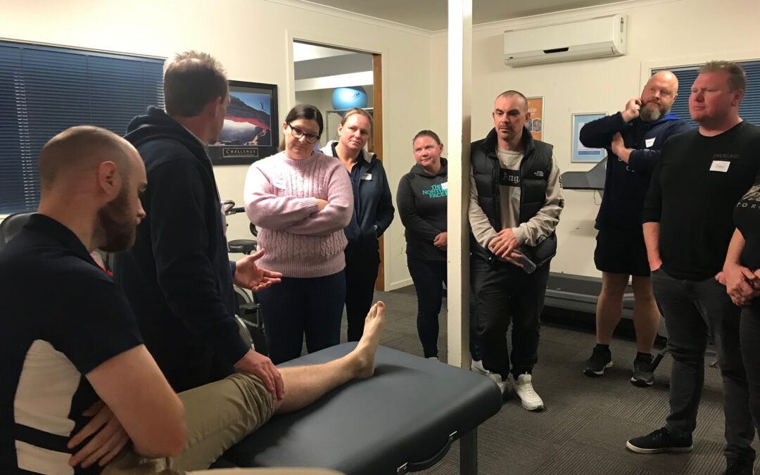 In our Community: Physioworks educating local footy trainers.