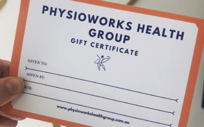 Physioworks Gift Certificate for Mum this Mother’s Day.