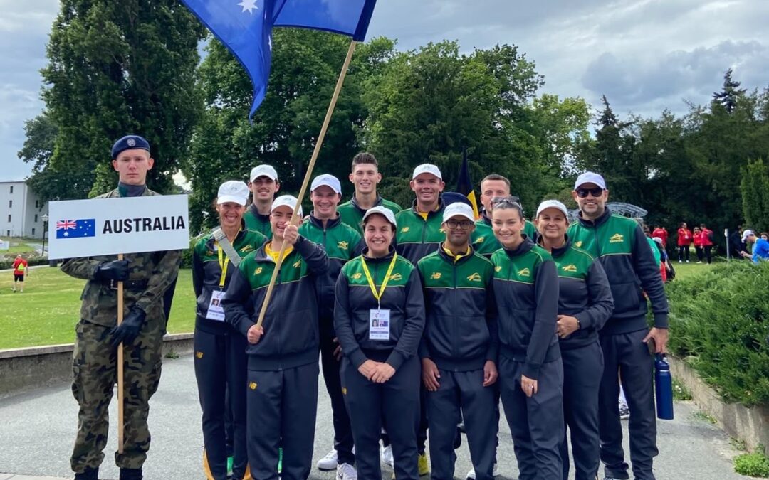 Physioworks Amy Shipperd team physio at the 2026 Virtus Games.