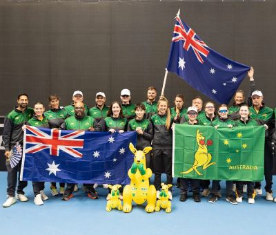 Physioworks Amy Shipperd team physio at the IBTA 2026 World Championships